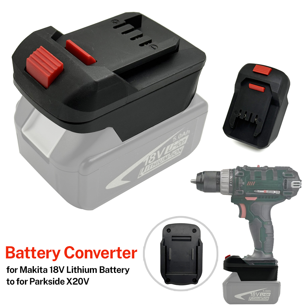 Gardening Tools Lidl - Adaptor Konverter untuk Baterai Li-ion Makita