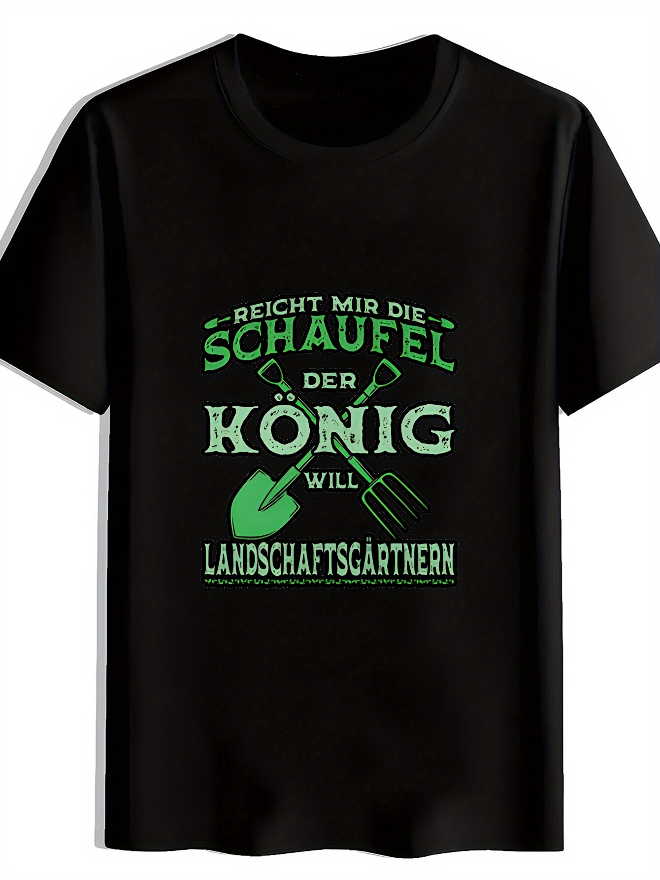 Gardening Tools German - Kaos Kasual Lengan Pendek Pria -
