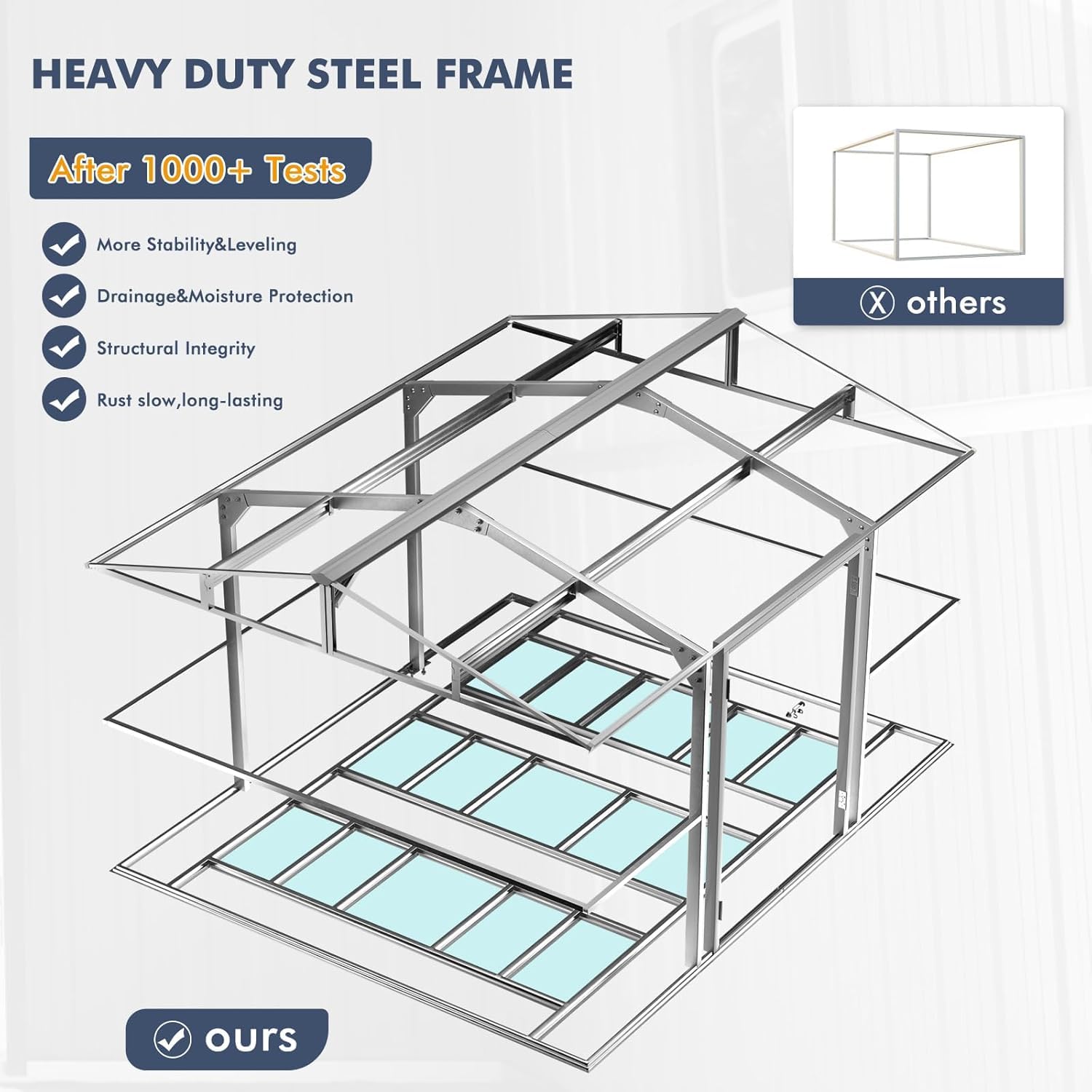 Gardening Tools Storage - Gudang Penyimpanan Logam 12x10 FT dengan