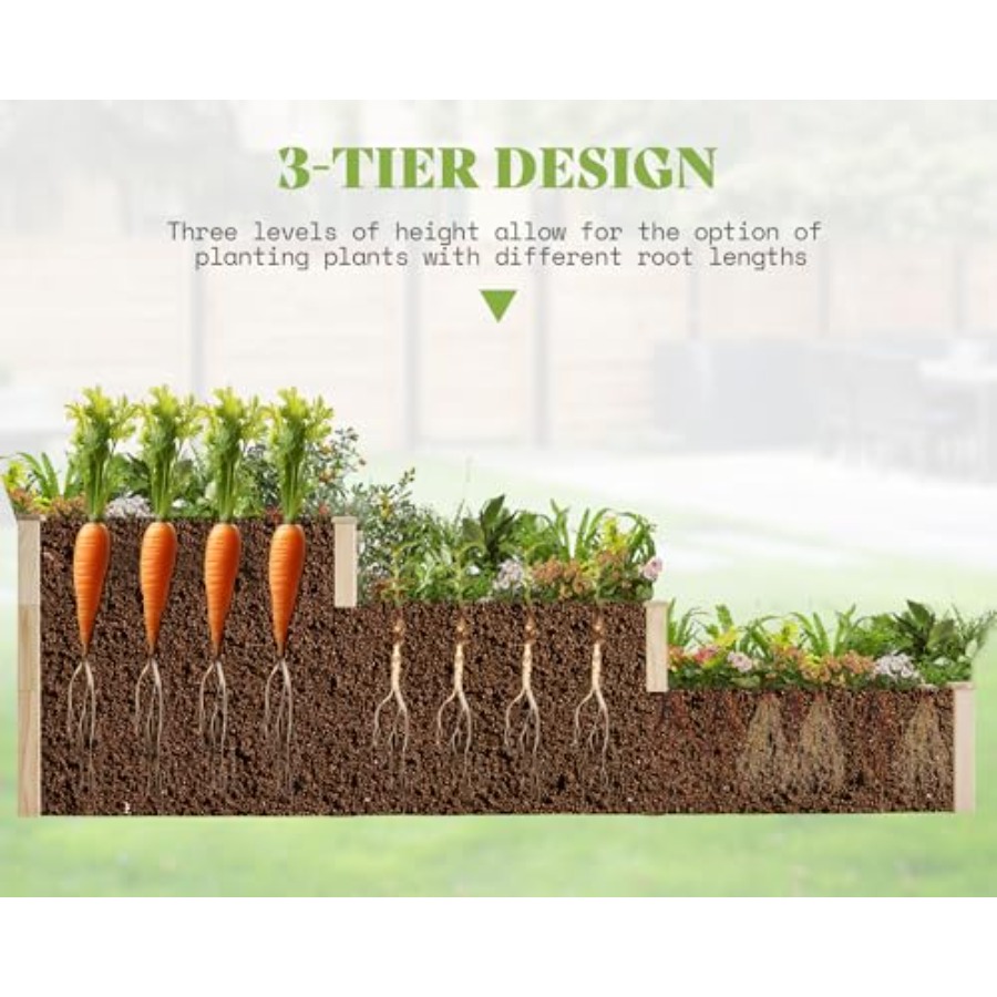 Kandang Tanaman Tingkat Tiga u - Gardening Tools Vegetables ulasan dan harga