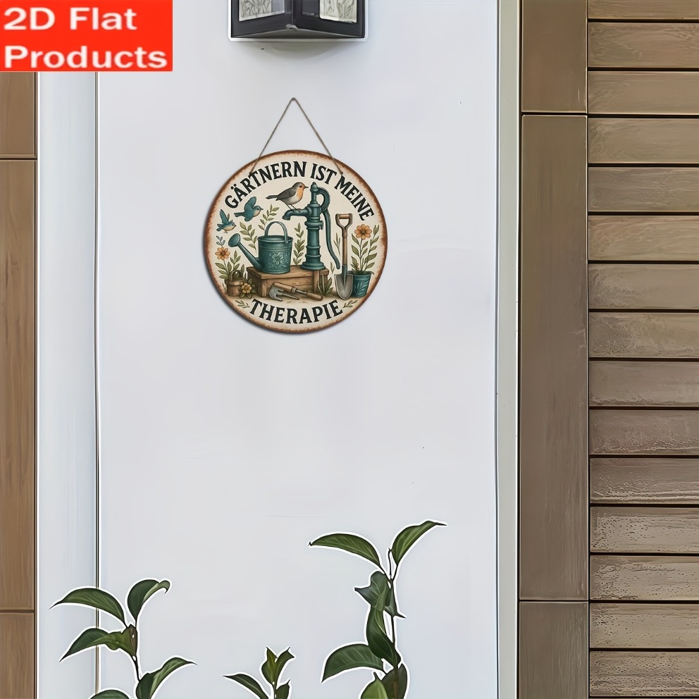 2D Flat: 1 Papan Taman Vintage - Gardening Tools German ulasan dan harga