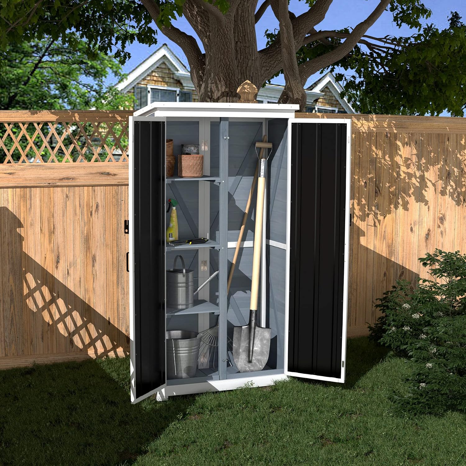 Lemari Penyimpanan Luar Ruanga - Gardening Tools Storage ulasan dan harga