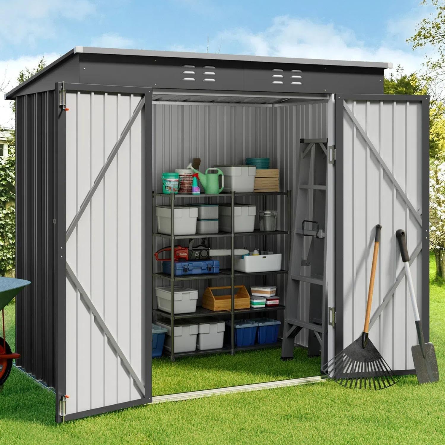 Gudang Penyimpanan Luar Ruanga - Gardening Tools Storage ulasan dan harga