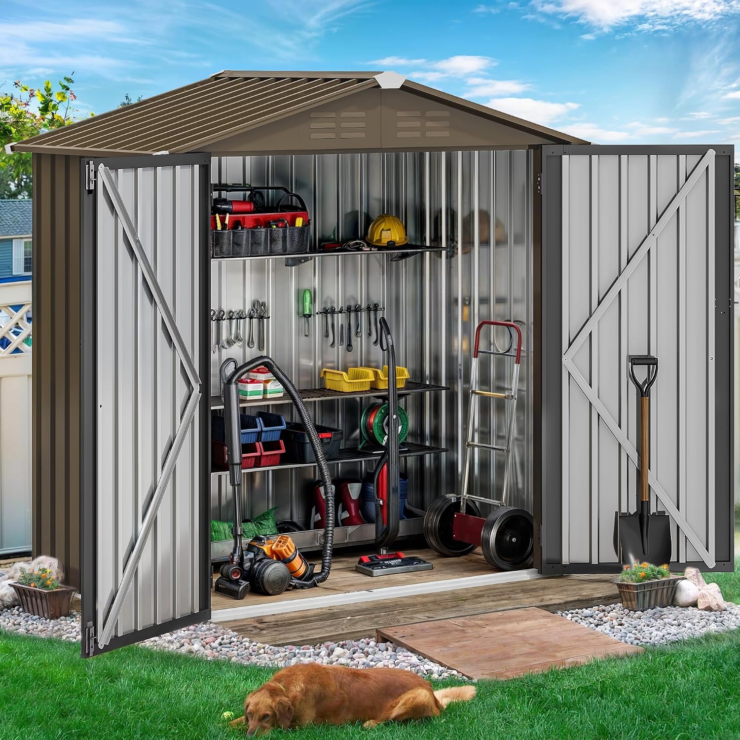 Gudang Penyimpanan Luar Ruanga - Gardening Tools Storage ulasan dan harga