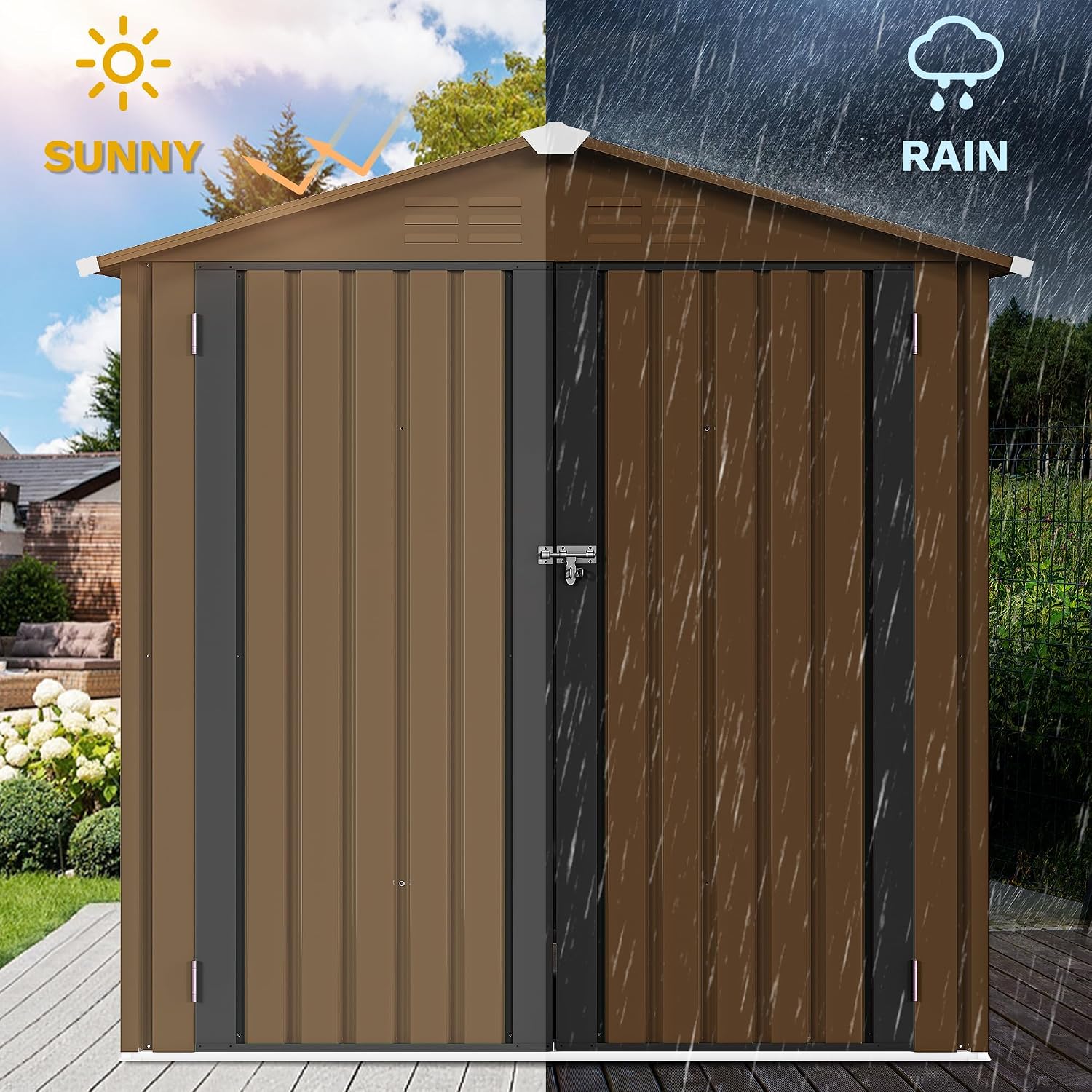 Gudang Penyimpanan Luar Ruanga - Gardening Tools Storage ulasan dan harga