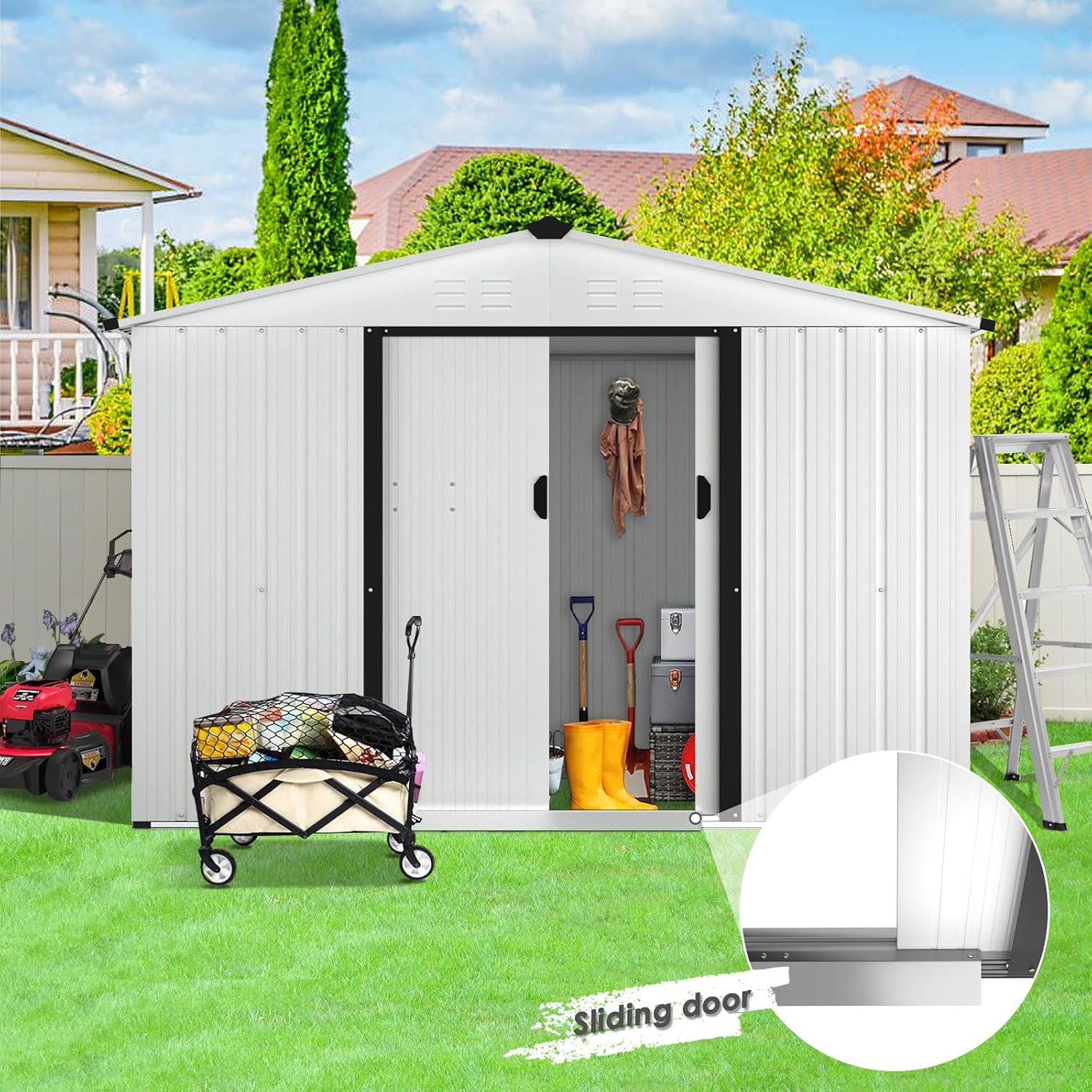 Gudang Penyimpanan Luar Ruanga - Gardening Tools Storage ulasan dan harga