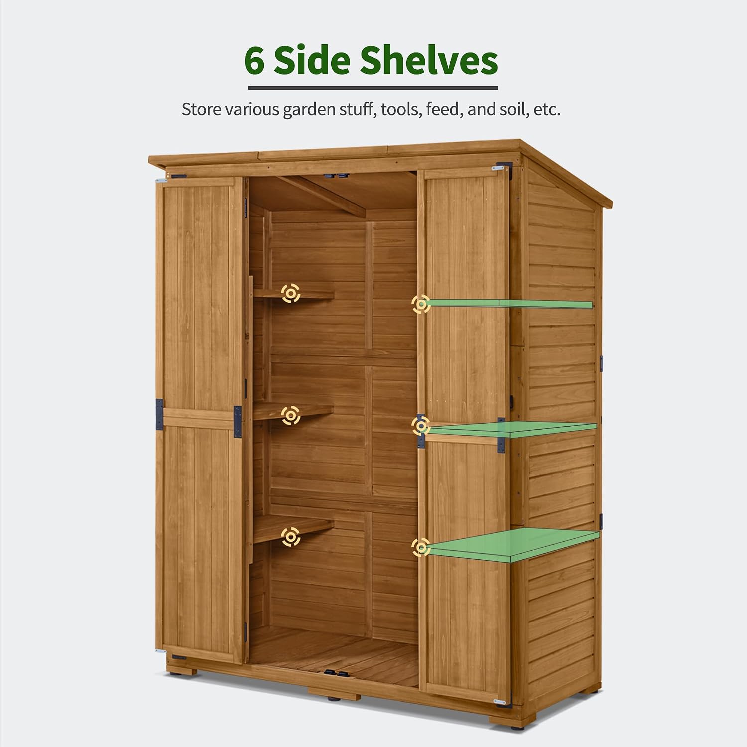 Lemari Penyimpanan Luar Ruanga - Gardening Tools Storage ulasan dan harga