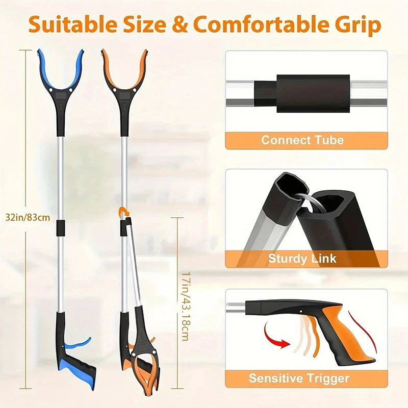 32 Inci Ekstra Panjang Lipat G - Gardening Tools For Elderly ulasan dan harga
