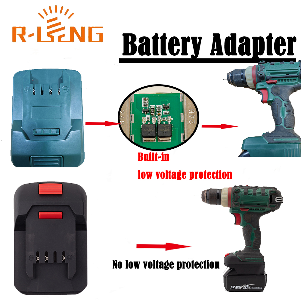 Konverter Adaptor untuk Makita - Gardening Tools Lidl ulasan dan harga