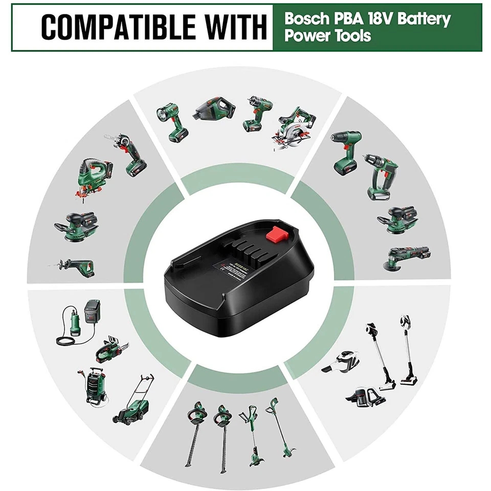 Adaptor Konverter Baterai Untu - Gardening Tools Lidl ulasan dan harga