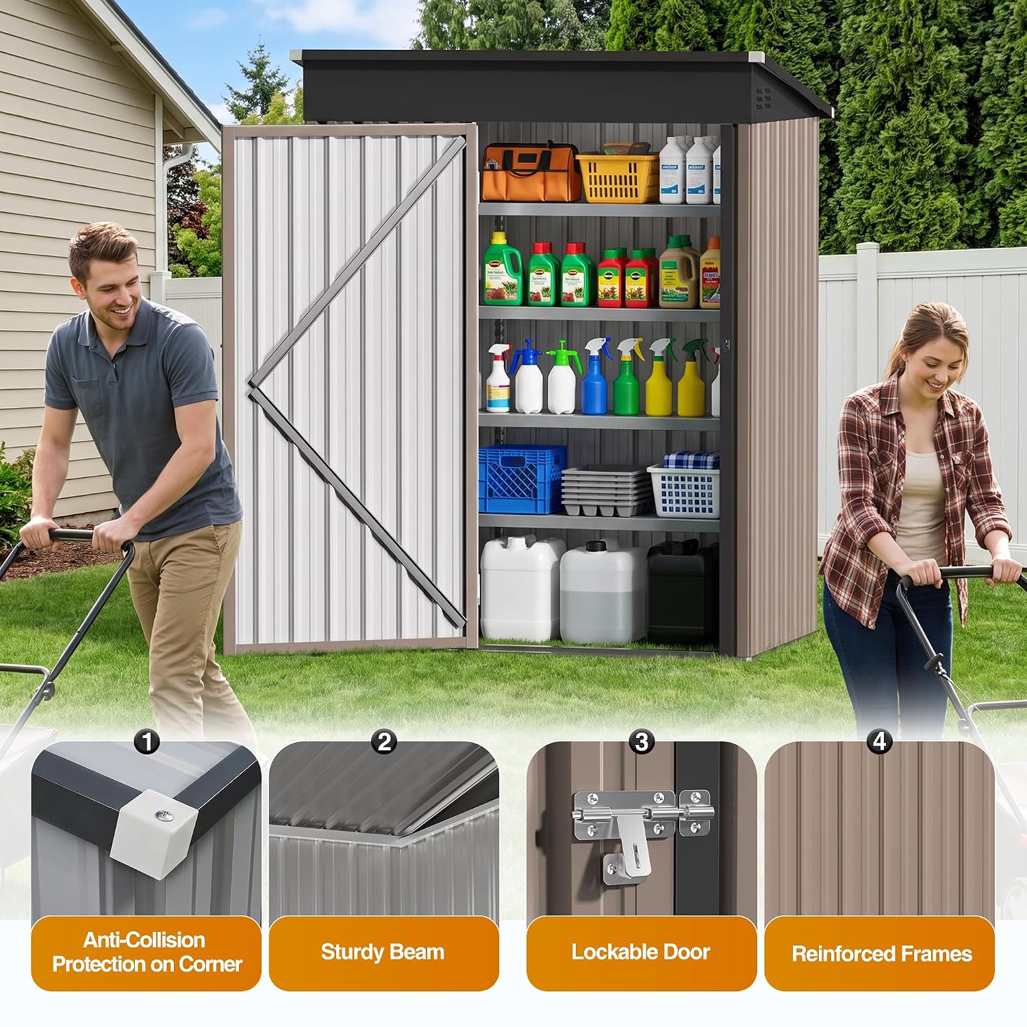 Gudang Penyimpanan Taman Berba - Gardening Tools Storage ulasan dan harga