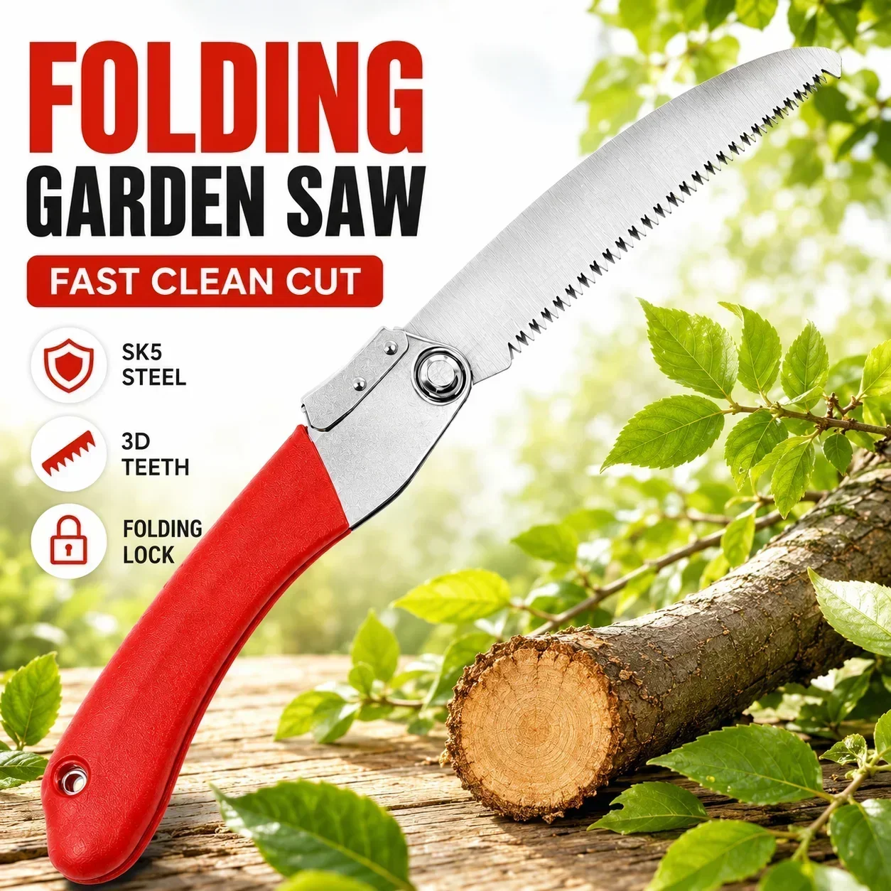 Gergaji Lipat 210mm Baja SK5 d - Gardening Tools To Cut Branches ulasan dan harga